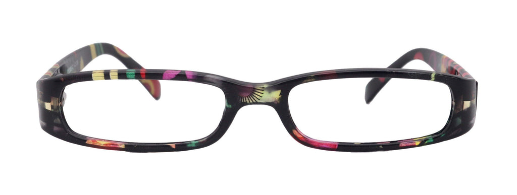 Elsa, Premium Reading Glasses for Women  (Black flower ) Optical Frame, NY Fifth Avenue