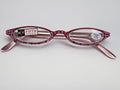 The Marvelous, (Bling) Women Reading Glasses W  (Rose N Ligth Rose) European Crystals (Red) (fairy godmother) Lower Nose, NY Fifth Avenue