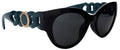 Athena's, High-End Line Bifocal (Clear On Top) Sun Readers for Women OR Non-Bifocal Readers Sunglasses (Black Dark Green) NY Fifth Avenue