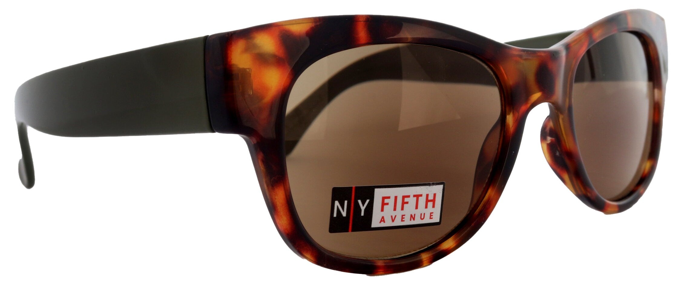 Diana, High-End  Sun Readers for Women  Readers Sunglasses ( Tortoiseshell W Green) NY Fifth Avenue