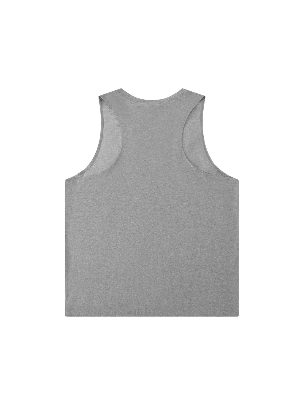 Men's Solid Color Crewneck Tank Top