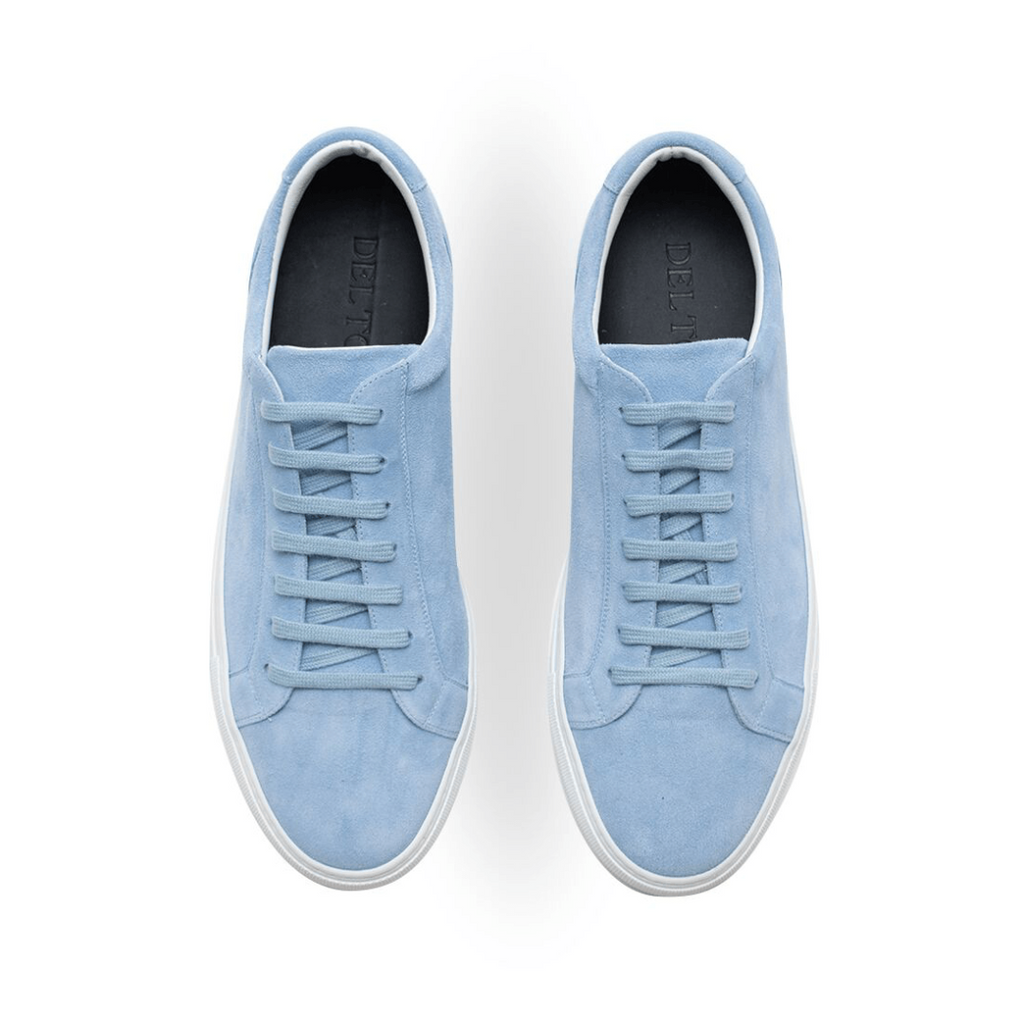 Women's Baby Blue Suede Sardegna Sneaker II Del Toro Shoes
