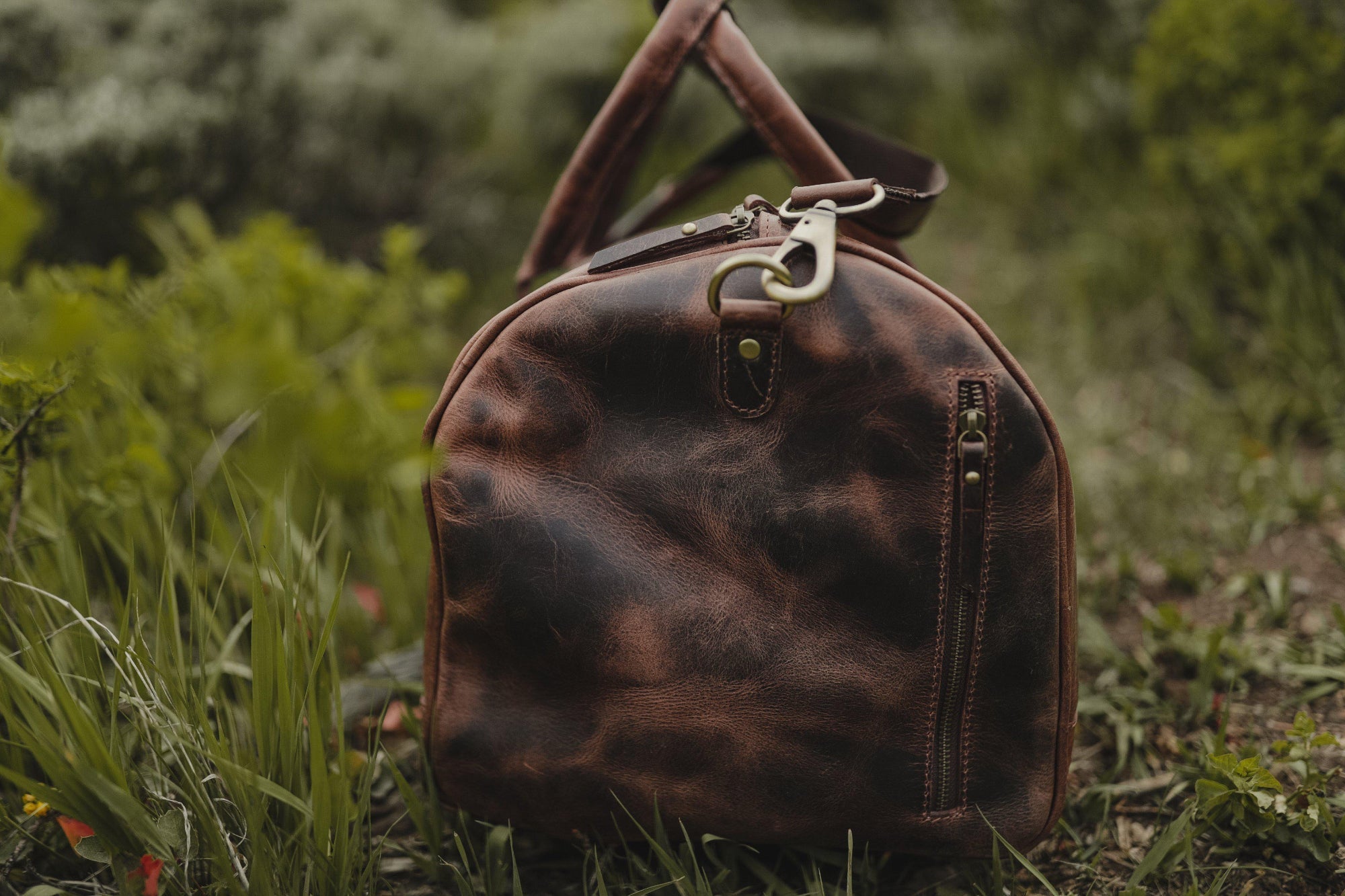 45L Denali Duffel Kodiak Leather