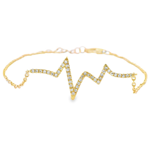 .10ct Diamond Bracelet 14KT Yellow Gold Bids.com