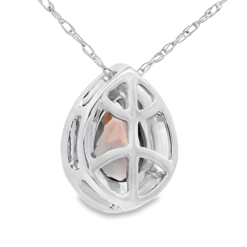 .39ct Quartz Diamond Fashion Pendants 10KT White Gold Bids.com