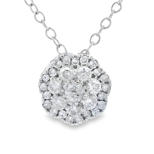 .25ct Diamond Fashion Pendants 10KT White Gold Bids.com
