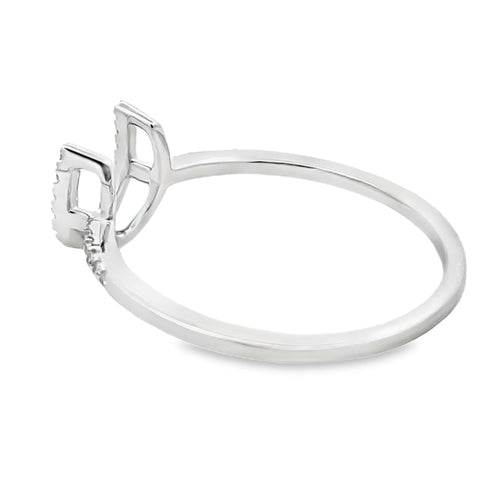 .10ct Diamond Ring 14KT White Gold Bids.com