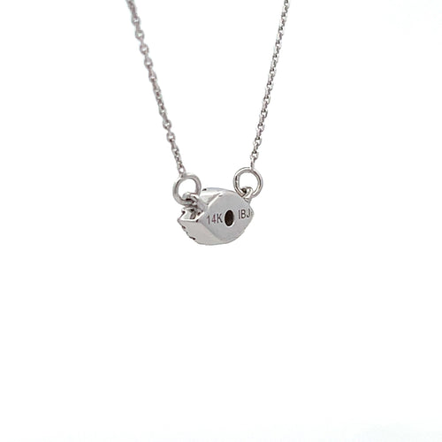 .14ct Sapphire Diamond Fashion Pendants 14KT White Gold Bids.com