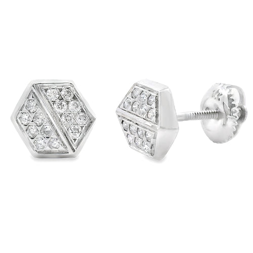 .26ct Diamond Earrings 14KT White Gold Bids.com