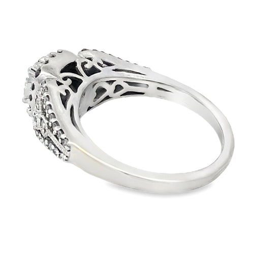 .50ct Diamond Ring 10KT White Gold Bids.com
