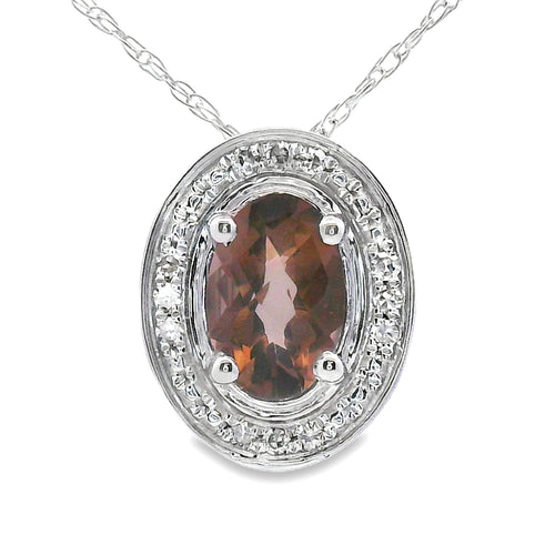 .40ct Quartz Diamond Fashion Pendants 10KT White Gold Bids.com
