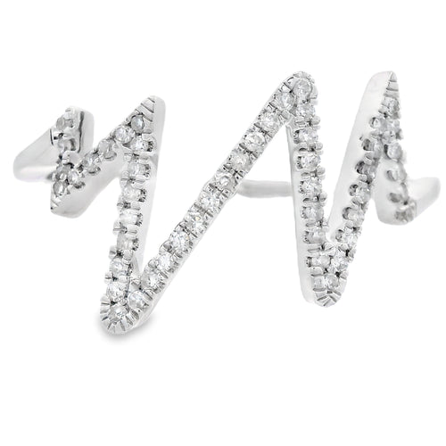 .15ct Diamond Ring 14KT White Gold Bids.com