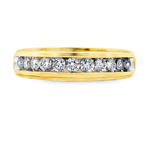 .38ct Diamond Wedding Band Ring 10KT Yellow Gold Bids.com