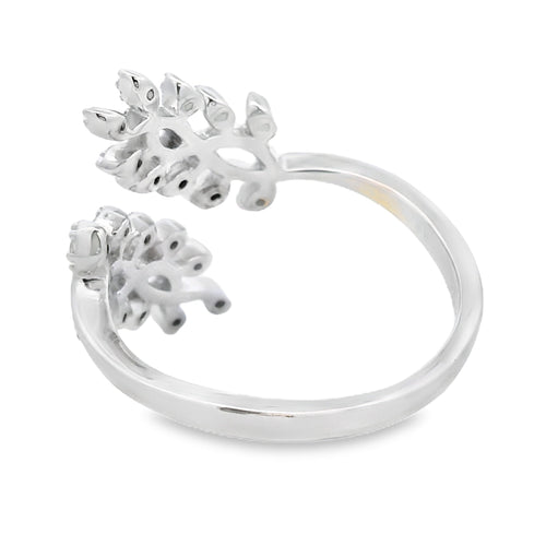 .10ct Diamond Ring Sterling Silver Bids.com