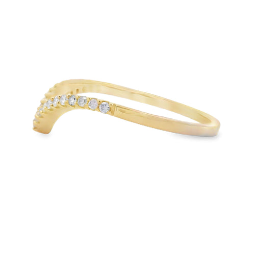 .14ct Diamond Fashion band rings 14KT Yellow Gold Bids.com
