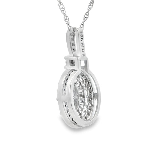 .25ct Diamond Fashion Pendants 10KT White Gold Bids.com