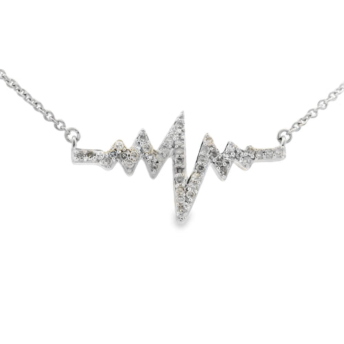 .17ct Diamond Fashion Pendants Sterling Silver Bids.com