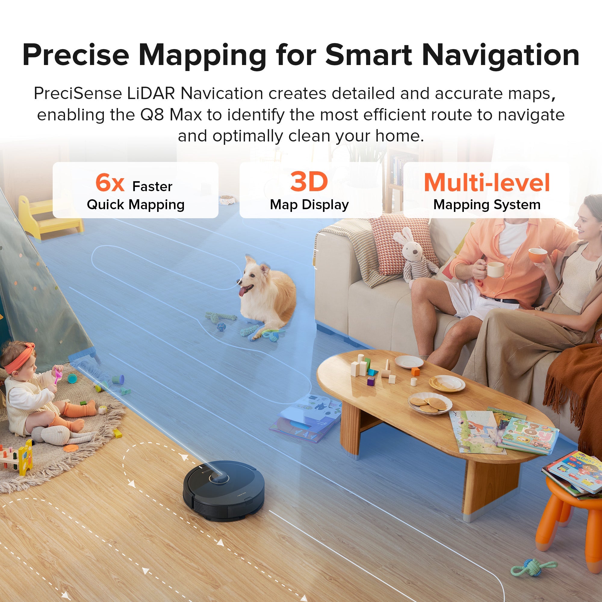 Roborock Q8 Max Robot Vacuum and Mop Roborock US Official Store