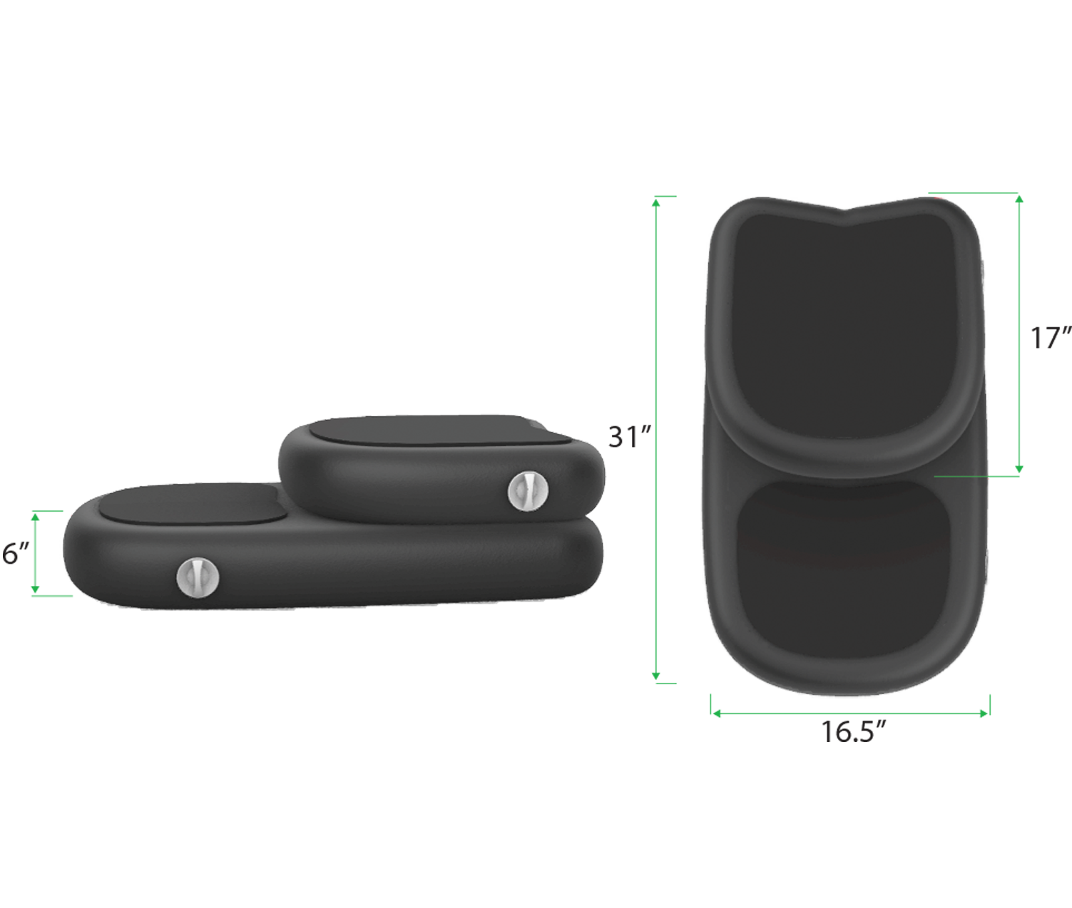 RevX Inflatable Barrel with Inflatable Steps RevX Wellness