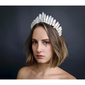 Iridescent Quartz Crown Headband Hair Accessories