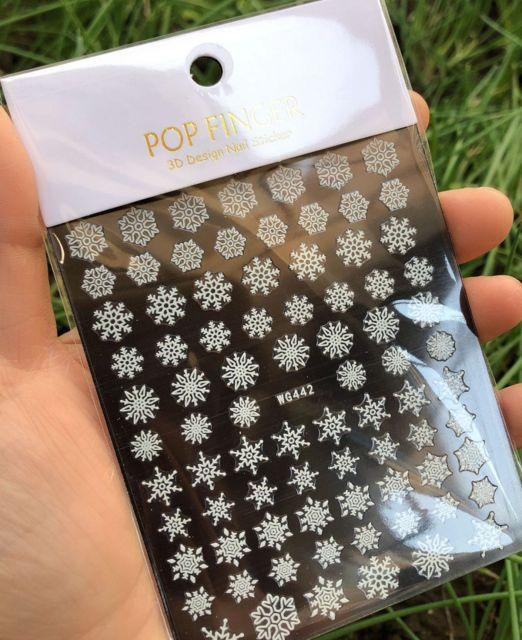 Iridescent Silver Laser Snowflakes 3D Nail Stickers Christmas Self Adhesive Transfer Sliders For Manicures Tips Manicure Woman Decoration Nail Art Nail Ornament Self Adhesive Nail Decals Colorful Nail Sticker Jewelry Design For Nails Sliders Tips