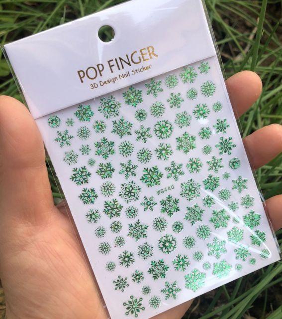 Iridescent Silver Laser Snowflakes 3D Nail Stickers Christmas Self Adhesive Transfer Sliders For Manicures Tips Manicure Woman Decoration Nail Art Nail Ornament Self Adhesive Nail Decals Colorful Nail Sticker Jewelry Design For Nails Sliders Tips