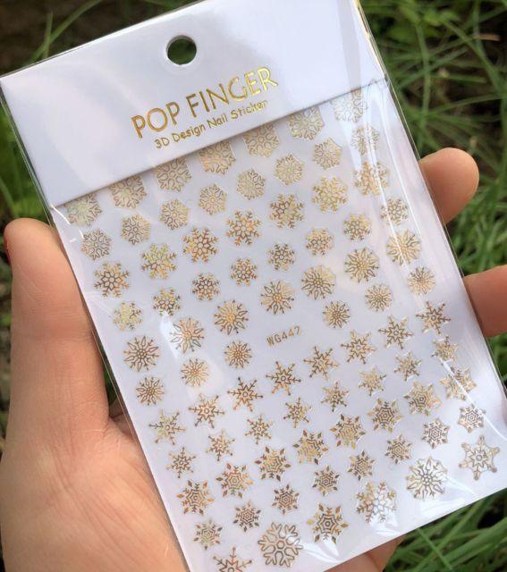 Iridescent Silver Laser Snowflakes 3D Nail Stickers Christmas Self Adhesive Transfer Sliders For Manicures Tips Manicure Woman Decoration Nail Art Nail Ornament Self Adhesive Nail Decals Colorful Nail Sticker Jewelry Design For Nails Sliders Tips