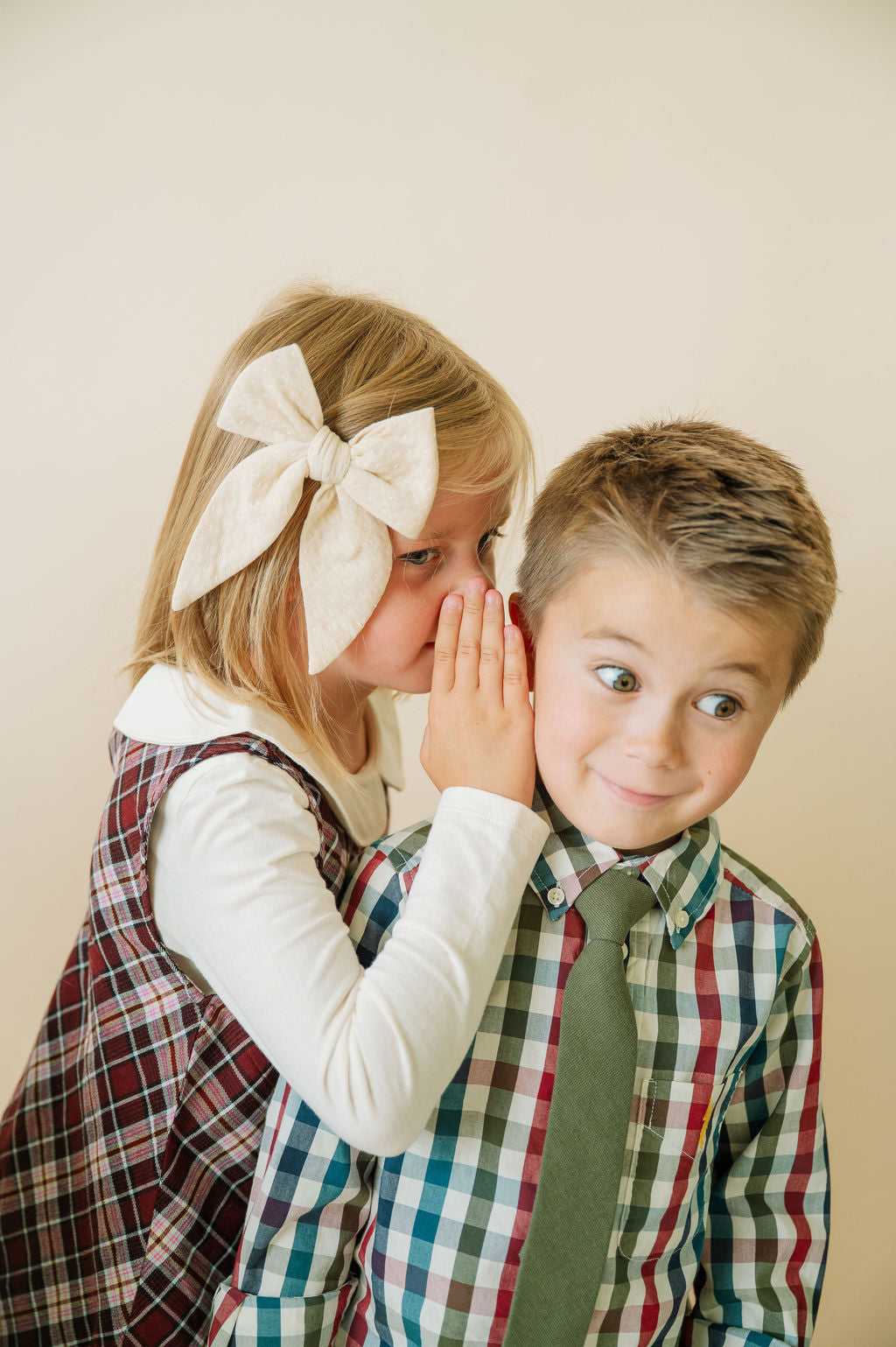 Ivory - Darling Hair Bow Boon Ties