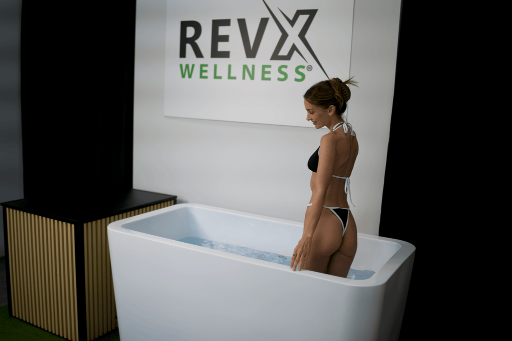 RevX Acrylic X Tub Cold Plunge + LUX High Performance Chiller and Filtration System RevX Wellness