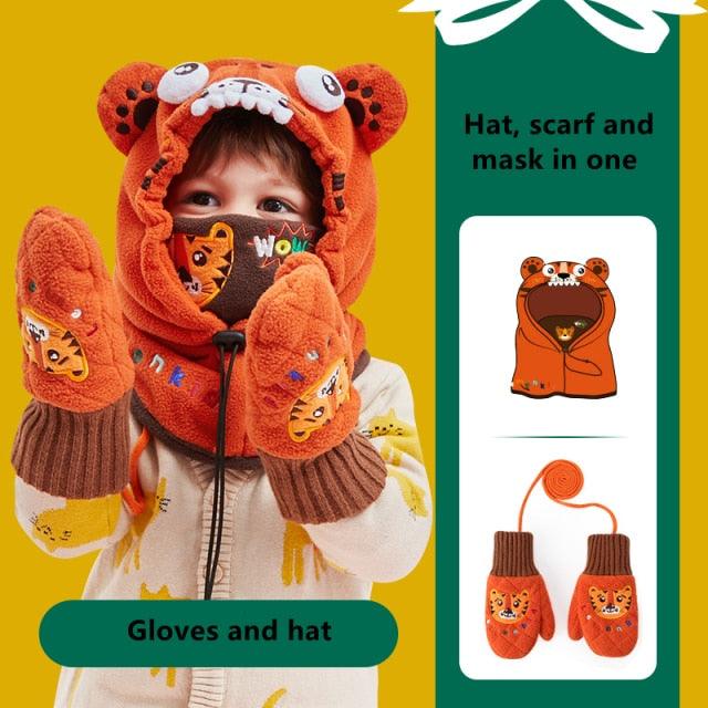 Kids Winter Fleece Warmer Balaclava Cap Thermal Tactical Military Helmet Windproof Full Face Mask Cover Ski Beanies For Boy Girl Women Camouflage Balaclava Face Scarf Mask Sunscreen Dustproof Army Cycling Hunting Fishing Tactical Airsoft Hat Men Women Stevvex