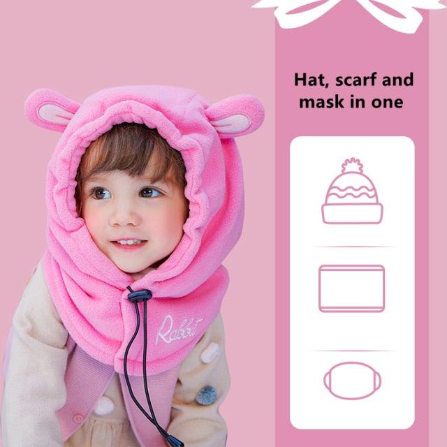 Kids Winter Fleece Warmer Balaclava Cap Thermal Tactical Military Helmet Windproof Full Face Mask Cover Ski Beanies For Boy Girl Women Camouflage Balaclava Face Scarf Mask Sunscreen Dustproof Army Cycling Hunting Fishing Tactical Airsoft Hat Men Women Stevvex