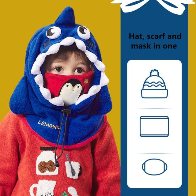 Kids Winter Fleece Warmer Balaclava Cap Thermal Tactical Military Helmet Windproof Full Face Mask Cover Ski Beanies For Boy Girl Women Camouflage Balaclava Face Scarf Mask Sunscreen Dustproof Army Cycling Hunting Fishing Tactical Airsoft Hat Men Women Stevvex