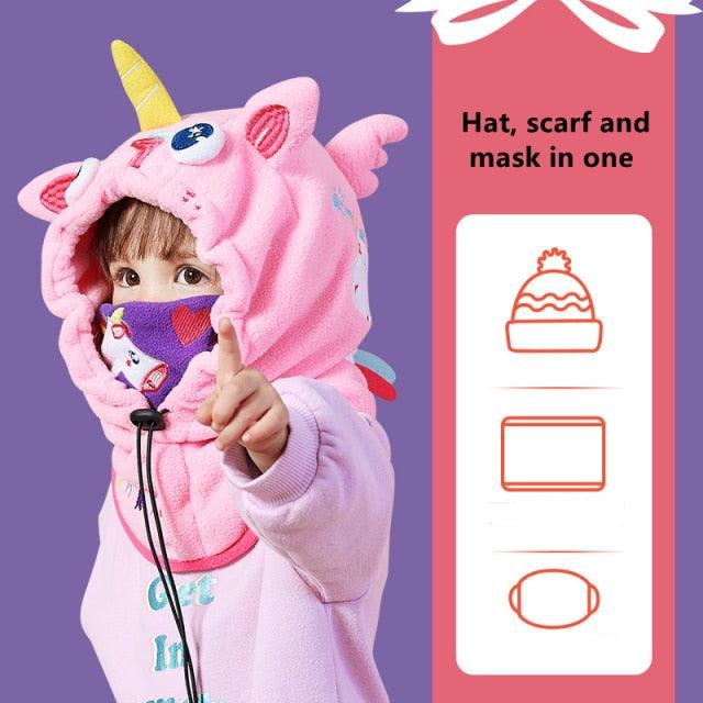 Kids Winter Fleece Warmer Balaclava Cap Thermal Tactical Military Helmet Windproof Full Face Mask Cover Ski Beanies For Boy Girl Women Camouflage Balaclava Face Scarf Mask Sunscreen Dustproof Army Cycling Hunting Fishing Tactical Airsoft Hat Men Women Stevvex