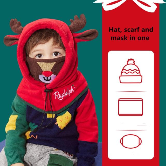 Kids Winter Fleece Warmer Balaclava Cap Thermal Tactical Military Helmet Windproof Full Face Mask Cover Ski Beanies For Boy Girl Women Camouflage Balaclava Face Scarf Mask Sunscreen Dustproof Army Cycling Hunting Fishing Tactical Airsoft Hat Men Women Stevvex