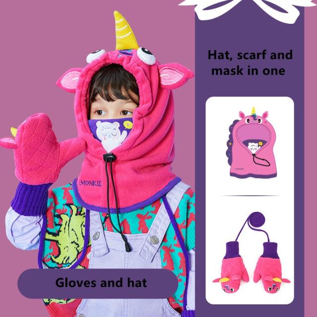 Kids Winter Fleece Warmer Balaclava Cap Thermal Tactical Military Helmet Windproof Full Face Mask Cover Ski Beanies For Boy Girl Women Camouflage Balaclava Face Scarf Mask Sunscreen Dustproof Army Cycling Hunting Fishing Tactical Airsoft Hat Men Women Stevvex