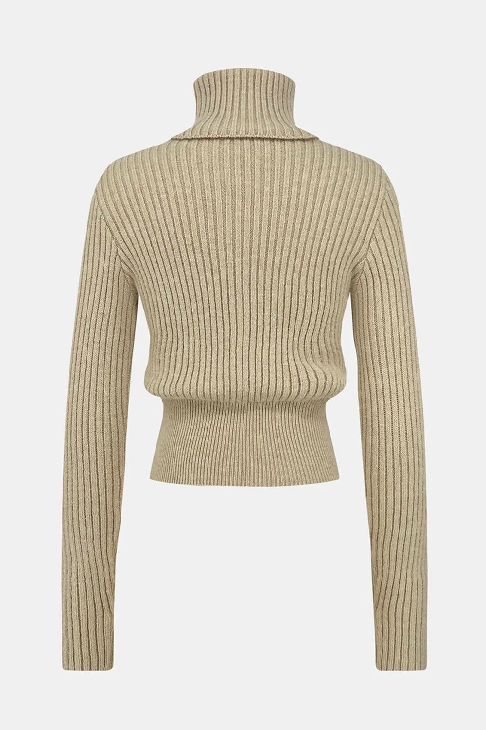 Knitted top women's solid color versatile