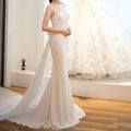 Lace Mermaid Super Fairy Light Wedding Dress