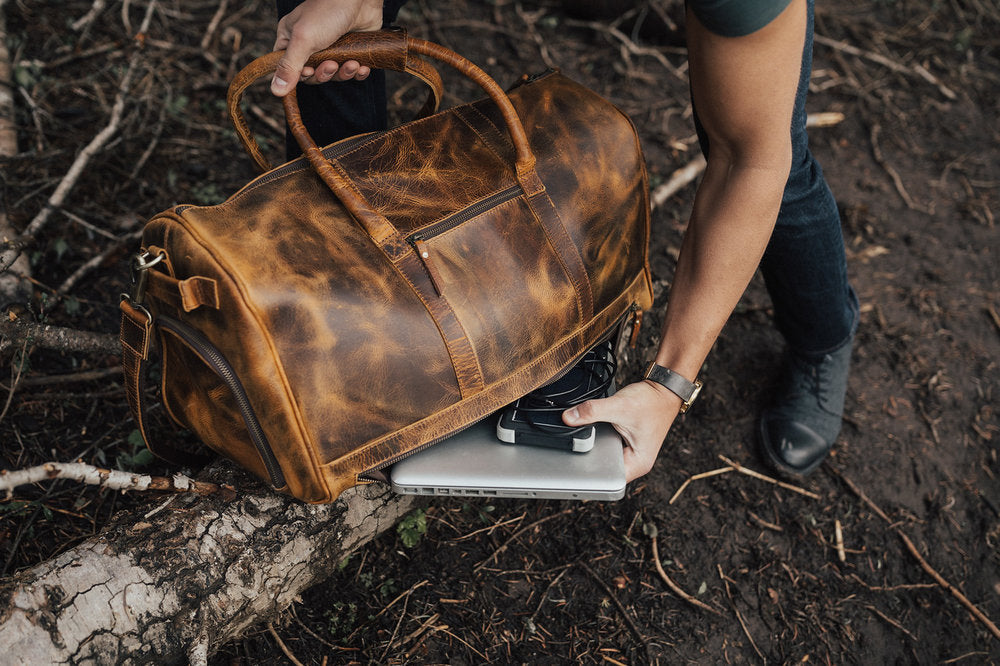45L Denali Duffel Kodiak Leather