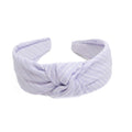 Lavender Stripe - Knotted Headband