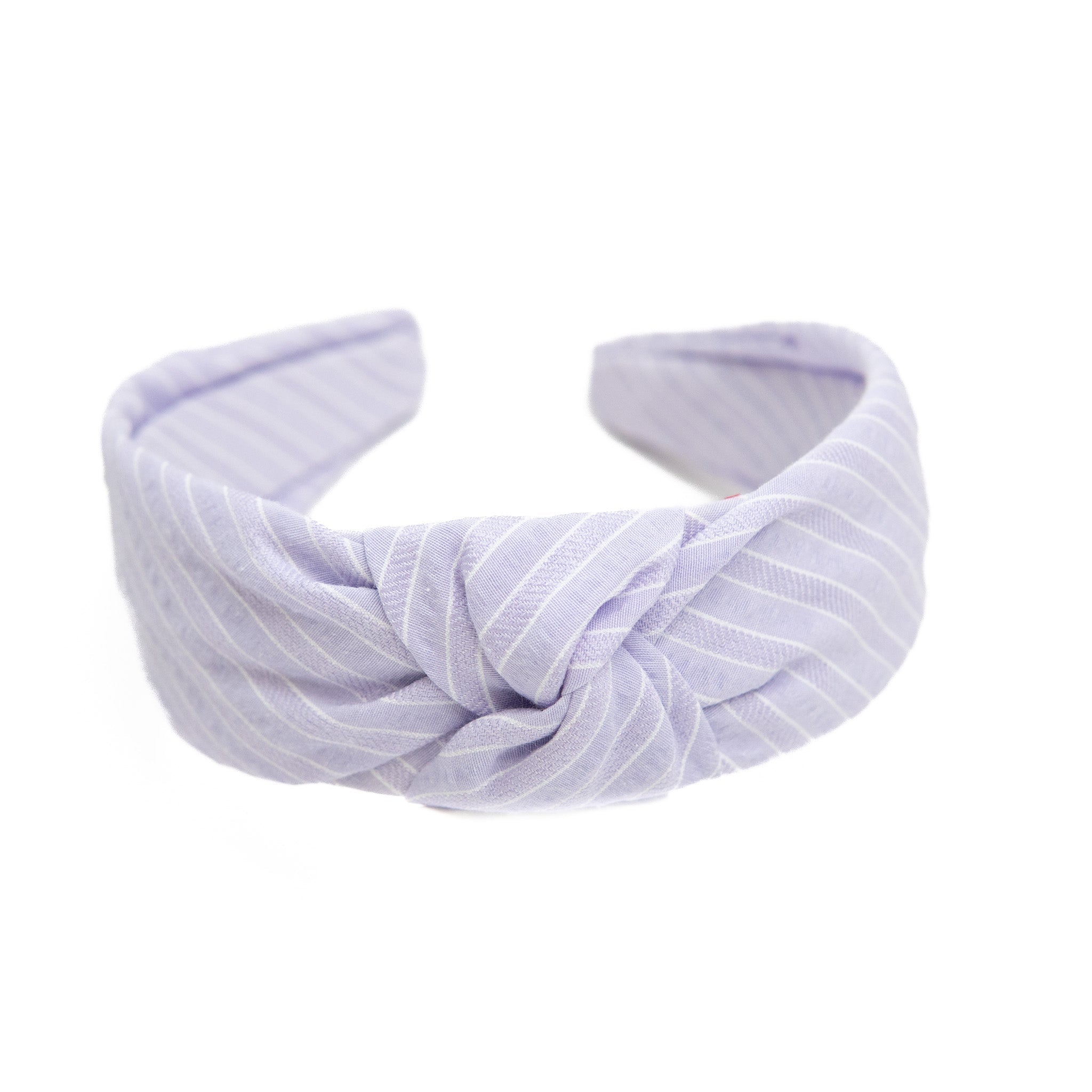 Lavender Stripe - Knotted Headband