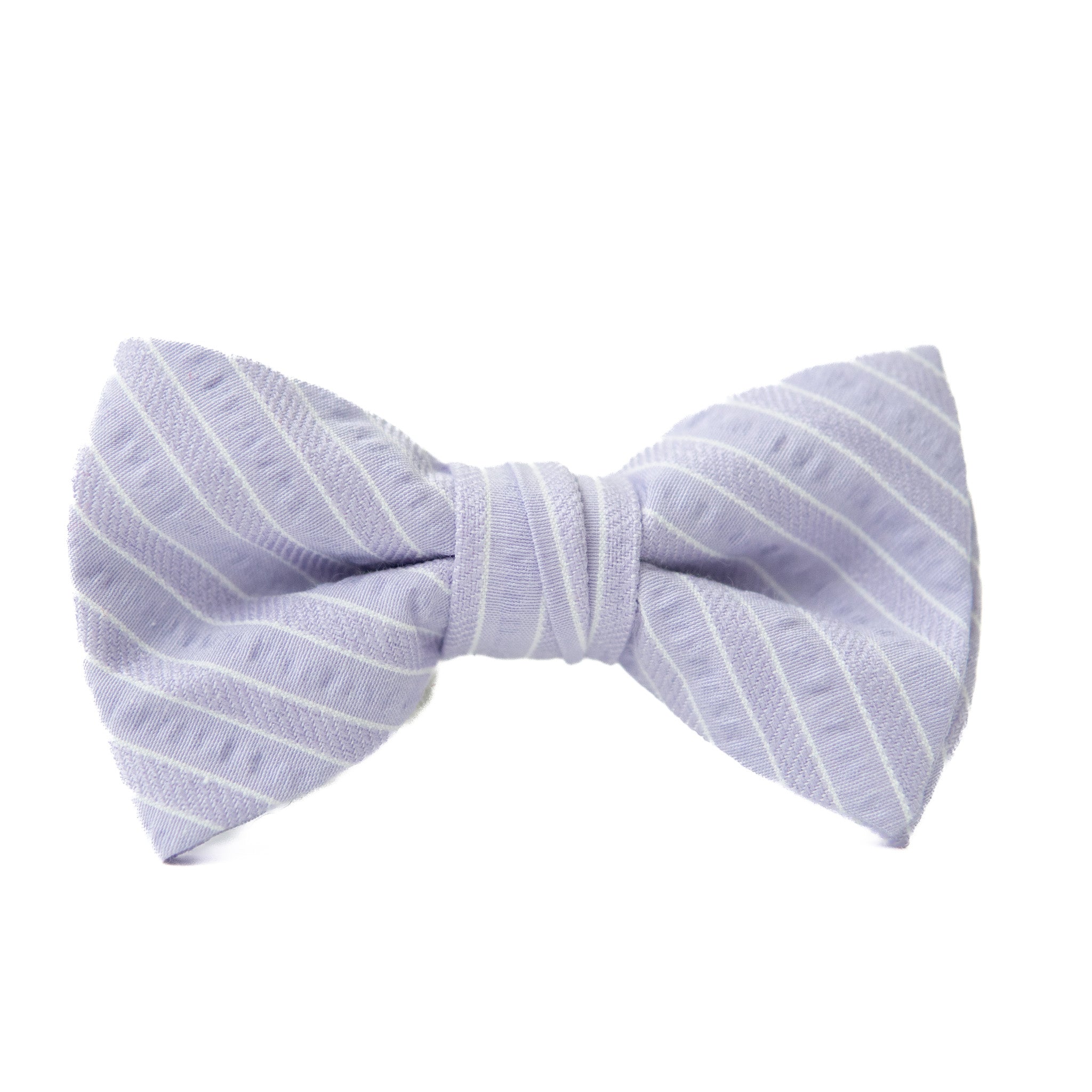 Lavender Stripe - Boys Bow TIe
