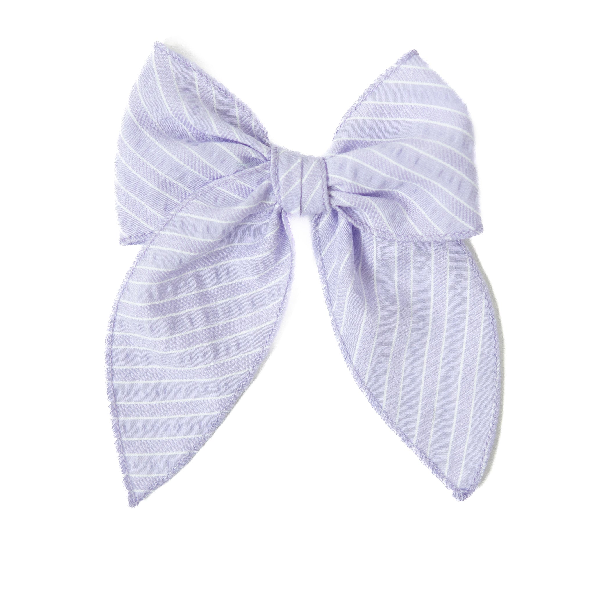 Lavender Stripe - Darling Hair Bow