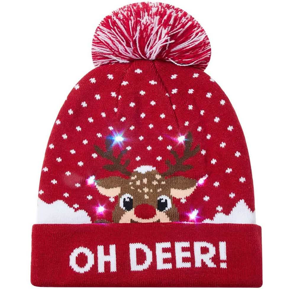LED Christmas Knitted Hat DailySale