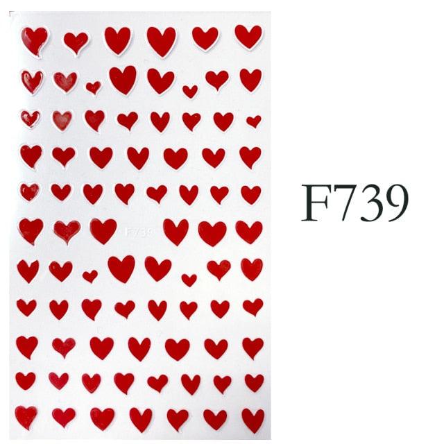 Lovely Stars Geometry 3D Nails Art Sticker Gold Silver Rose gold Ornaments self-Adhesive Sliders Manicure Accessories Decoration for Women Girls Art Stickers Decal Decoration Metallic Curve Strip Line Nail