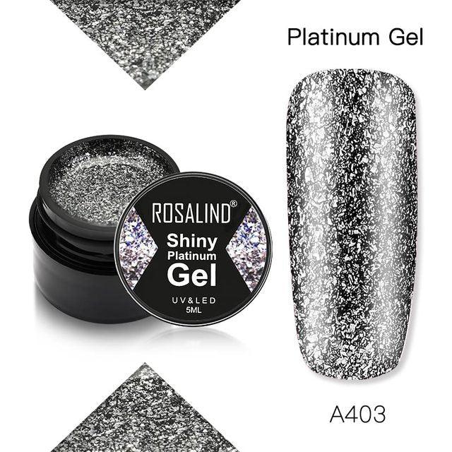 Luxury Modern Crystal Shiny Gel Nail Polish Painting Nails Art Design Diamond Manicure Gel Luxury Design For Women and Girls