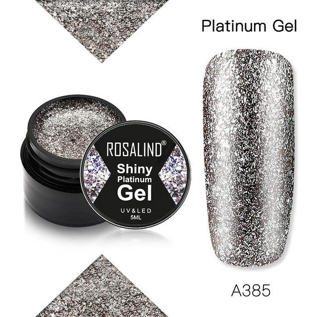 Luxury Modern Crystal Shiny Gel Nail Polish Painting Nails Art Design Diamond Manicure Gel Luxury Design For Women and Girls