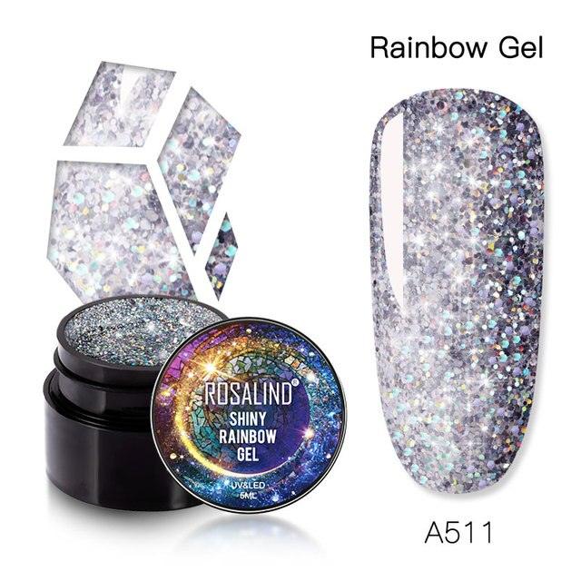 Luxury Modern Crystal Shiny Gel Nail Polish Painting Nails Art Design Diamond Manicure Gel Luxury Design For Women and Girls