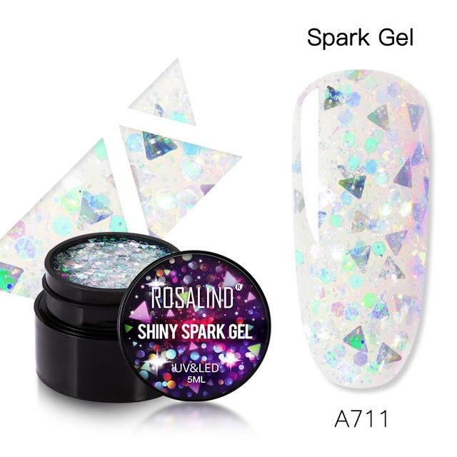 Luxury Modern Crystal Shiny Gel Nail Polish Painting Nails Art Design Diamond Manicure Gel Luxury Design For Women and Girls