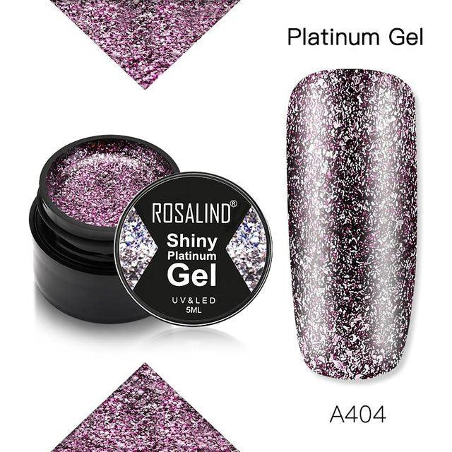 Luxury Modern Crystal Shiny Gel Nail Polish Painting Nails Art Design Diamond Manicure Gel Luxury Design For Women and Girls
