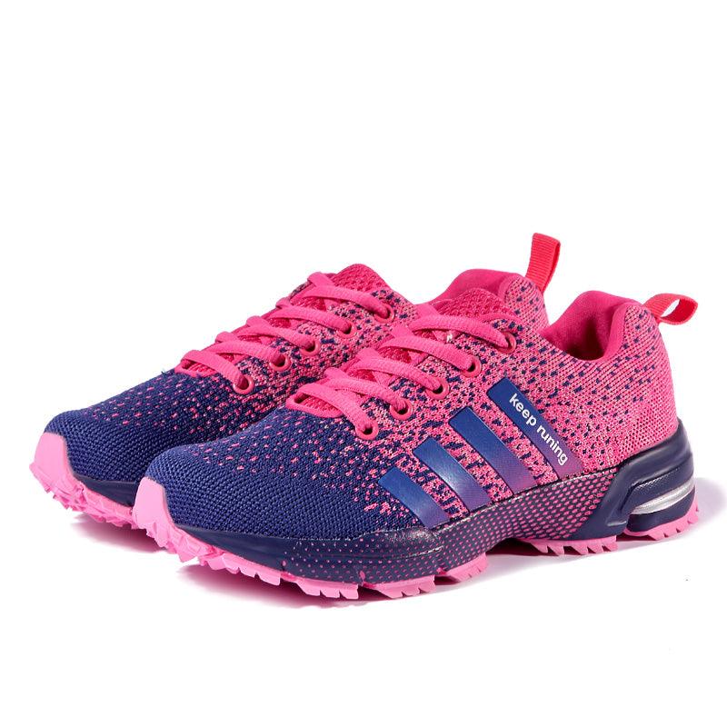 Luxury Sport Mens Sneakers Mesh Breathable Casual Men Shoes Comfortable Non-Slip Shock Absorption Light Outdoor Walking Comfortable Running Sneakers